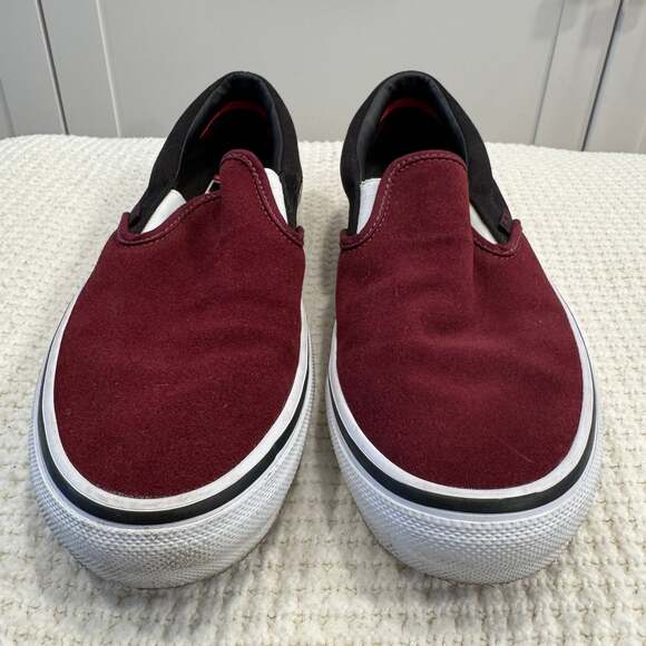 Vans Skate Slip-On Port & Black PopCush Suede - Picture 2 of 5